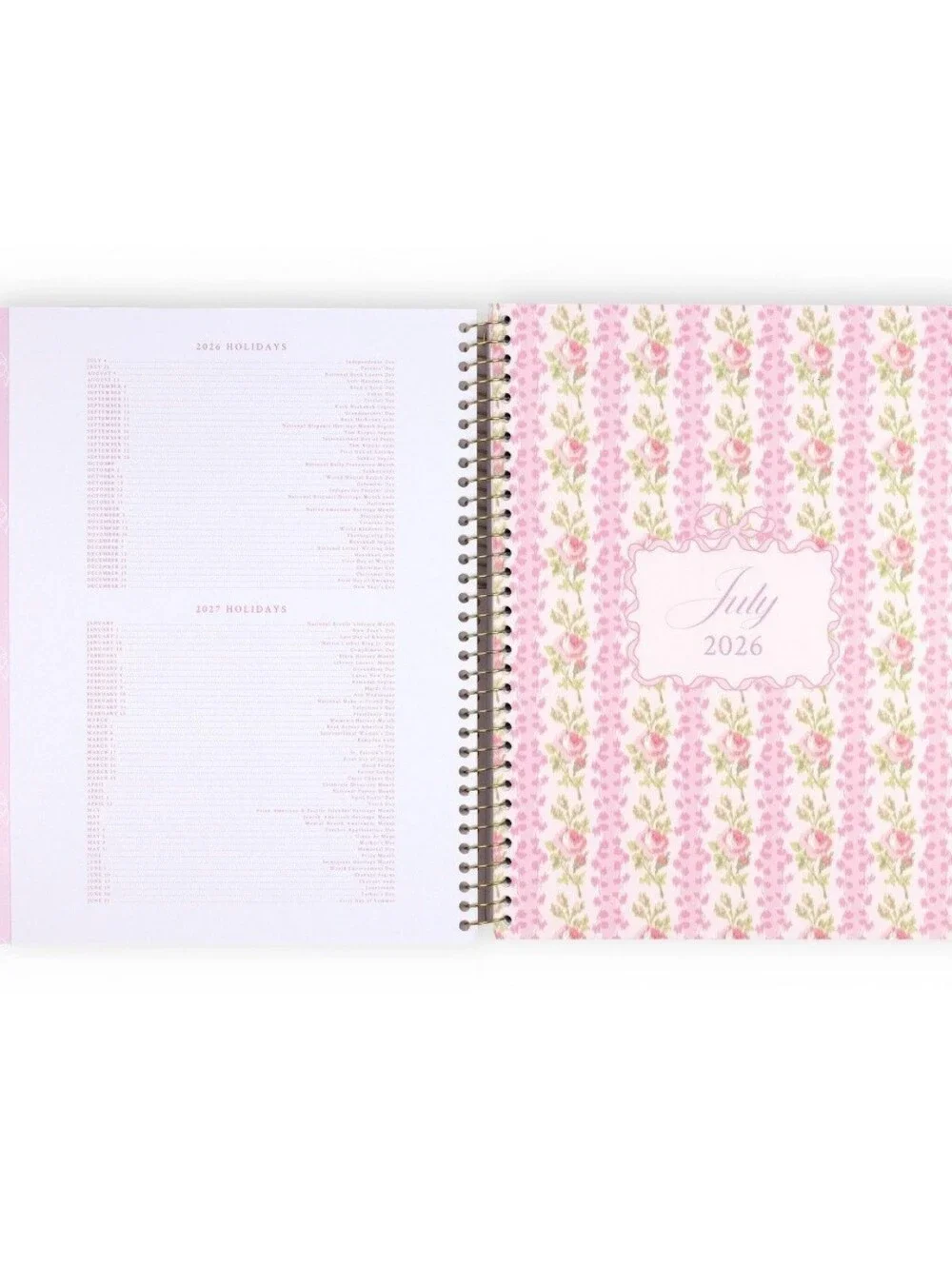 NEW LoveShackFancy x Target Yoobi 2026-2027 Student Planner - Blooming Heirloom